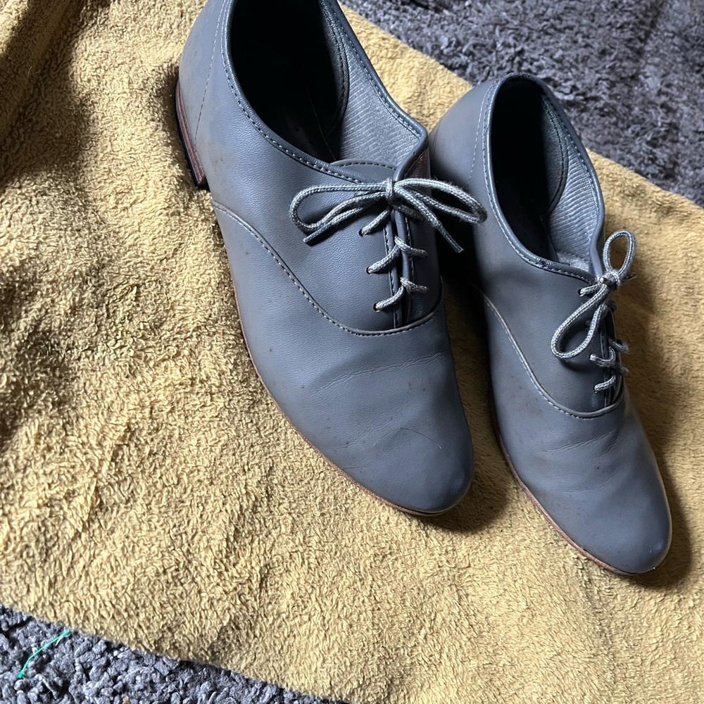 Chancellor's Men's‎ Gray Lace-Up Oxford Shoes size 9.5